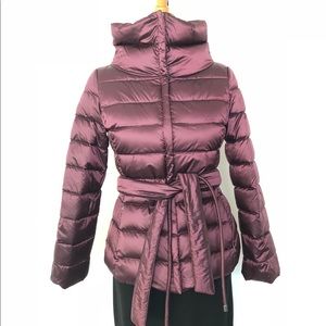 MaxMara Weekend Edition Burgundy Puffer Jacket